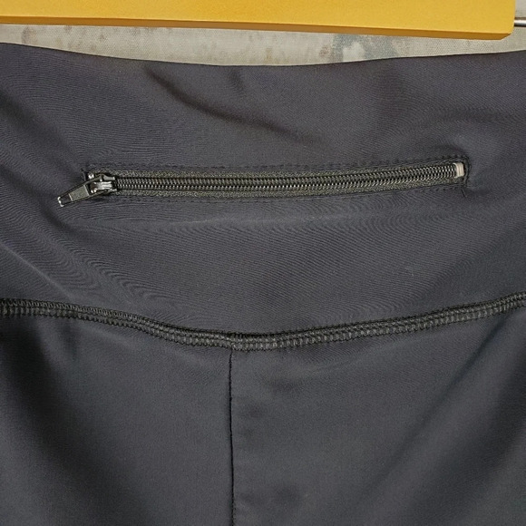 Plus Size Athleisure Capris Spunky Black XXL Mesh Accent Mona Lion Gym Yoga - Picture 8 of 13